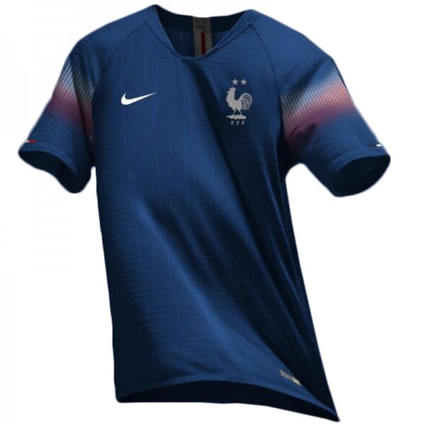 Thailand Heim Trikot Frankreich 2019 Blau Fussballtrikots Günstig